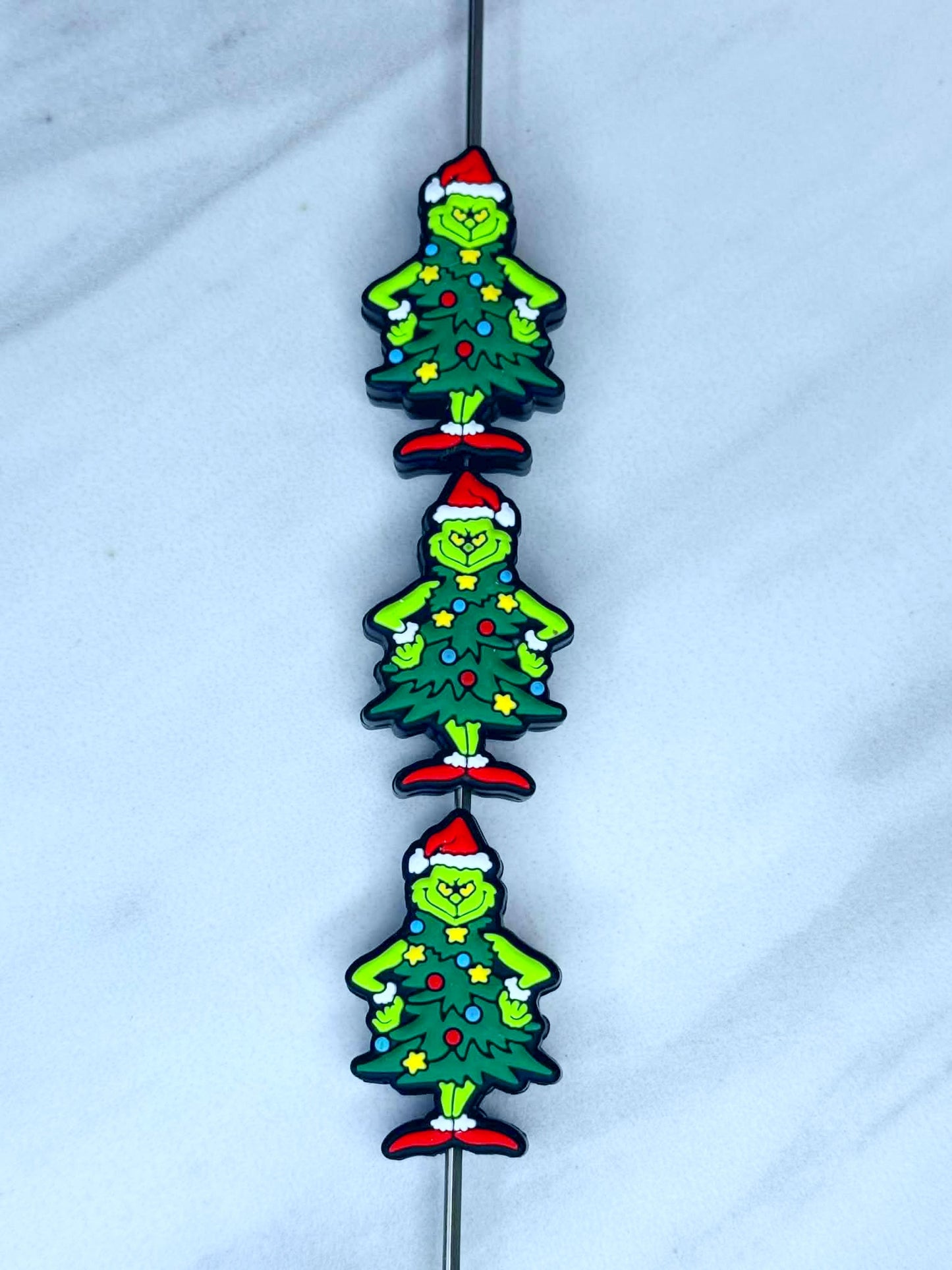 CHRISTMAS TREE GRINCH SILICONE FOCAL D535 (1ct)