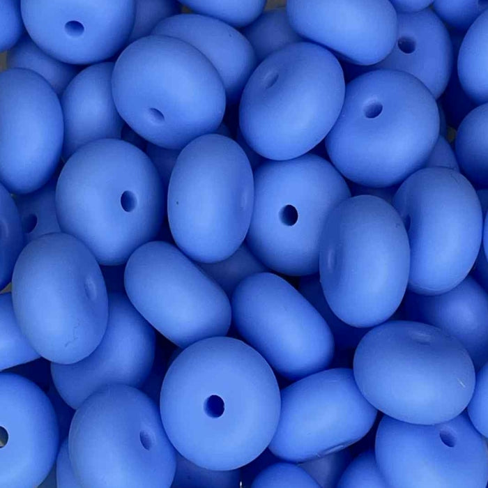 14MM ABACUS BEAD CORNFLOWER #15