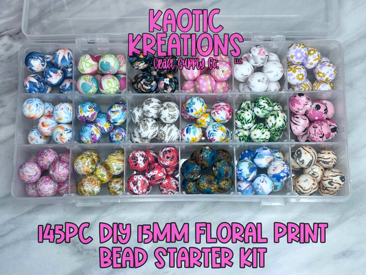 DIY BEAD STARTER KIT 145PC (INCLUDES STORAGE CASE) SK10