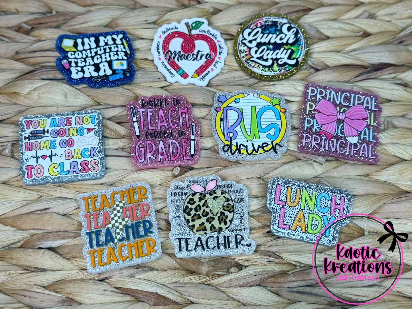 10pc FLATBACK BUNDLE FB1 (1ct)