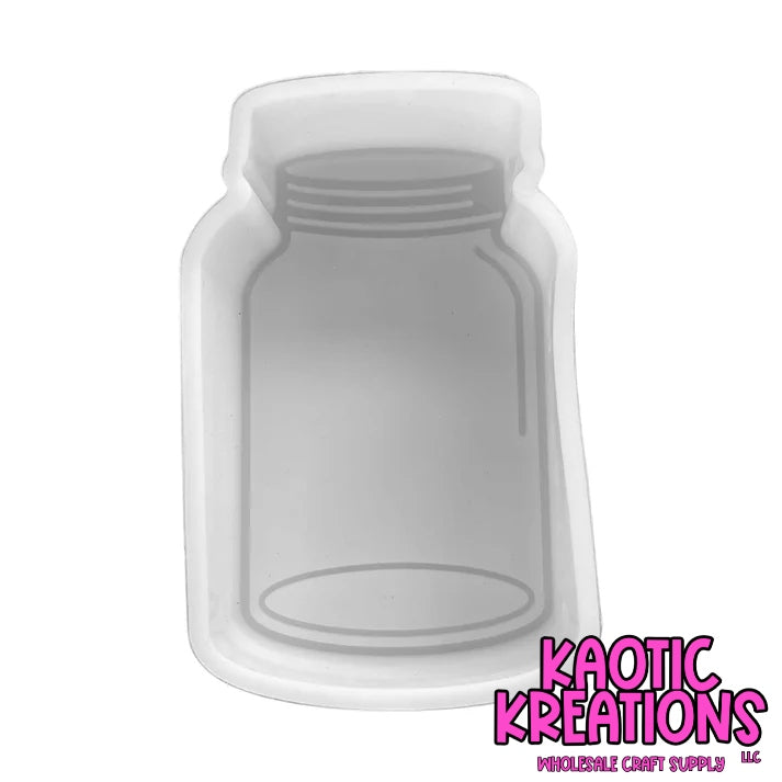 MASON JAR SILICONE FRESHIE MOLD 3" W x 4.75 H x 1" D (1ct)