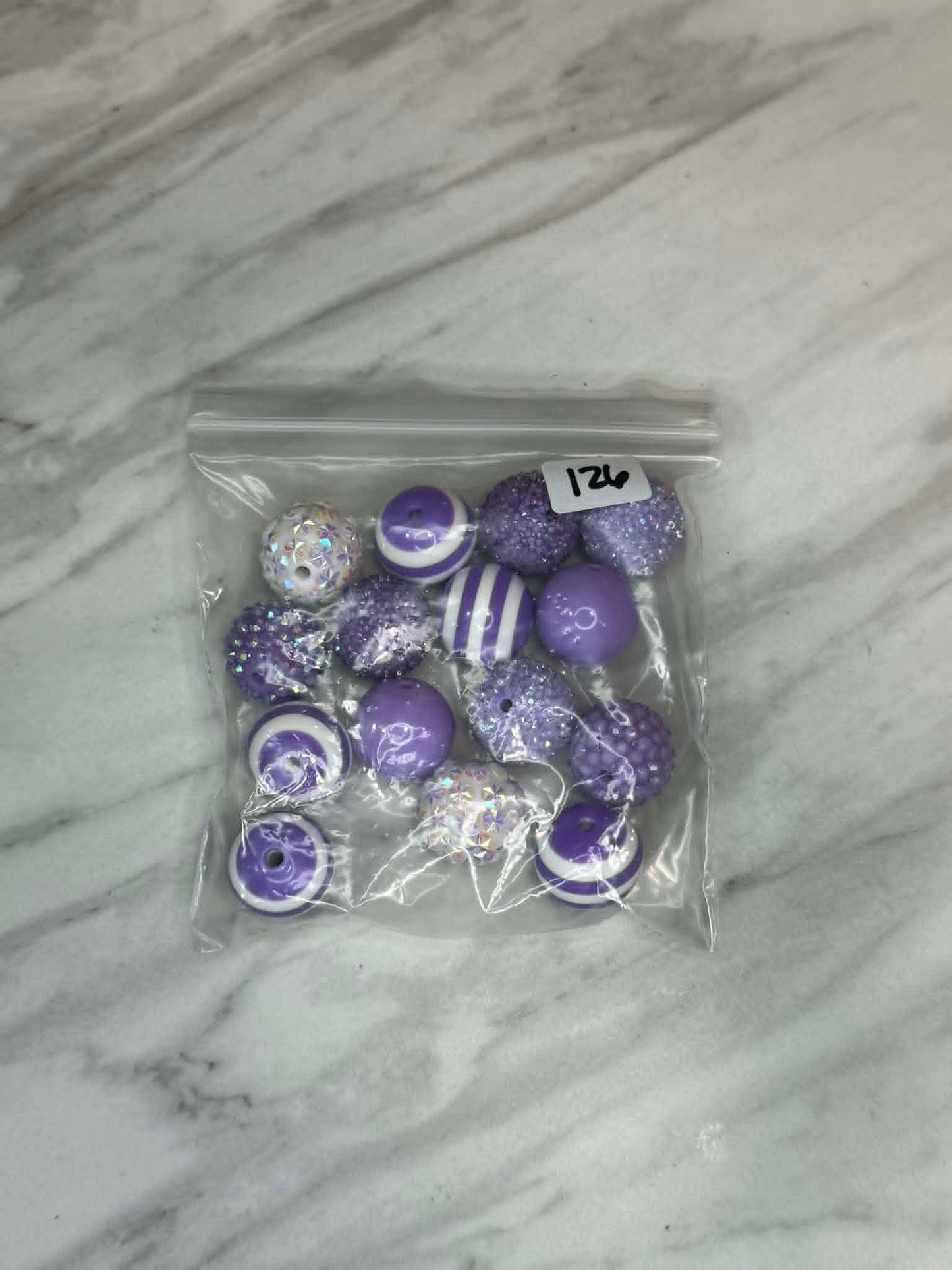 (SHOP DESTASH) 20MM ACRYLIC BEADS #126 (15ct)
