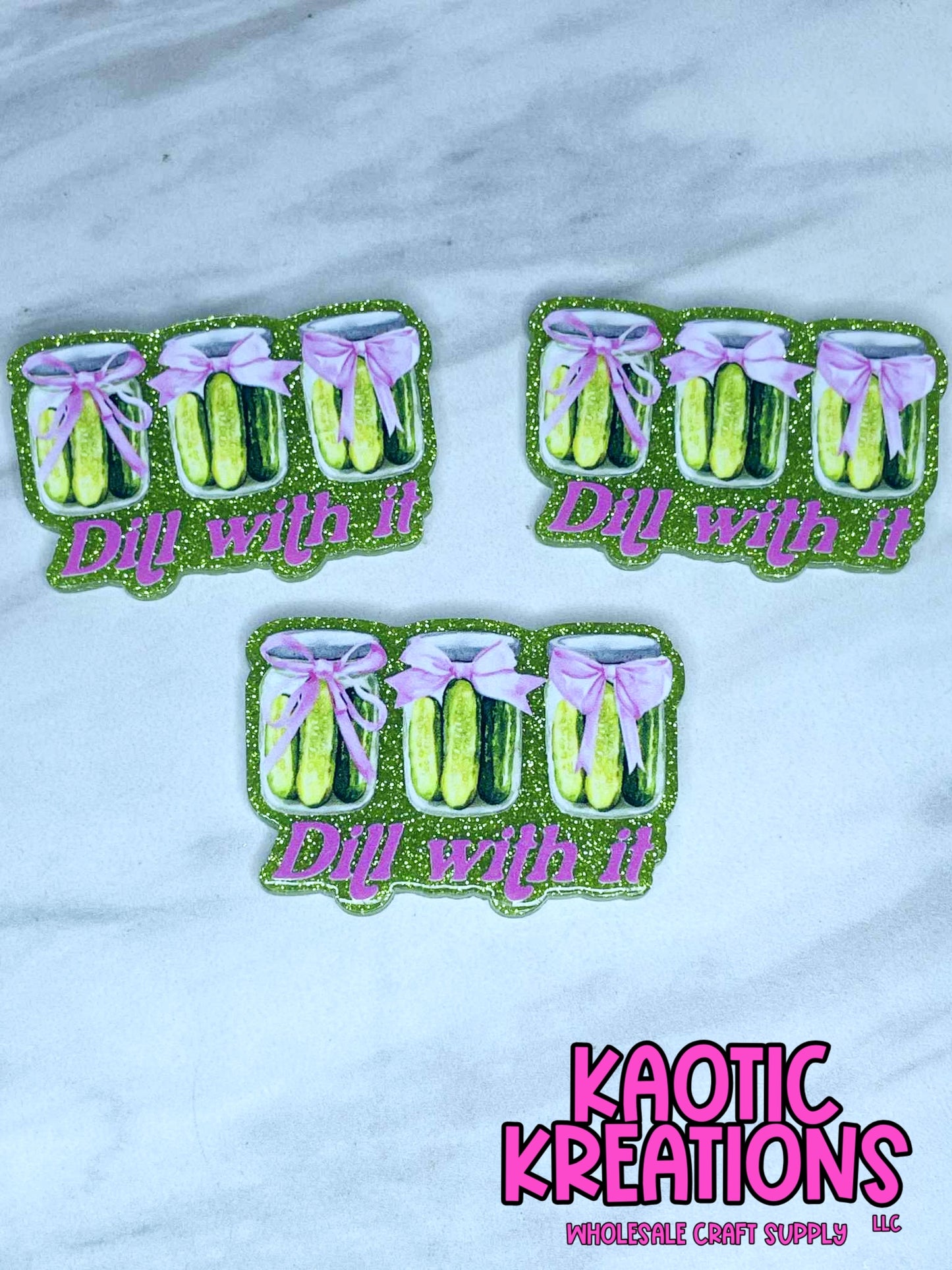 FLATBACK ACRYLIC DILL WITH IT F577 (1ct)