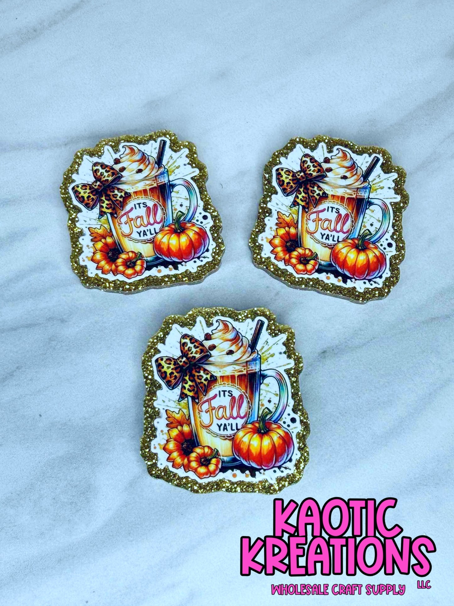 FLATBACK ACRYLIC IT'S FALL Y'ALL F127 (1ct)