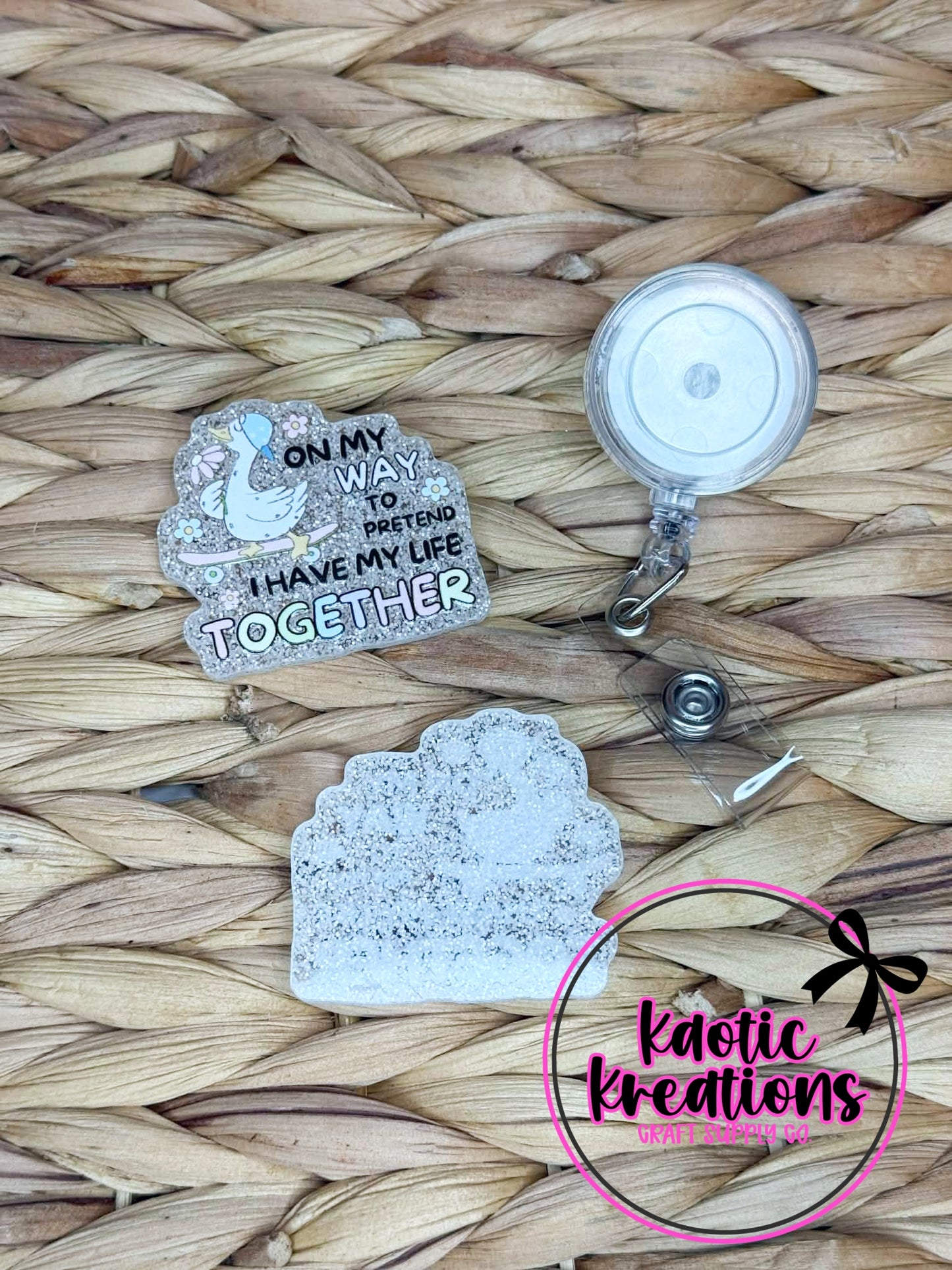 *CUSTOM* FLATBACK ACRYLIC 49mm X 43mm ON MY WAY F96 (1ct)