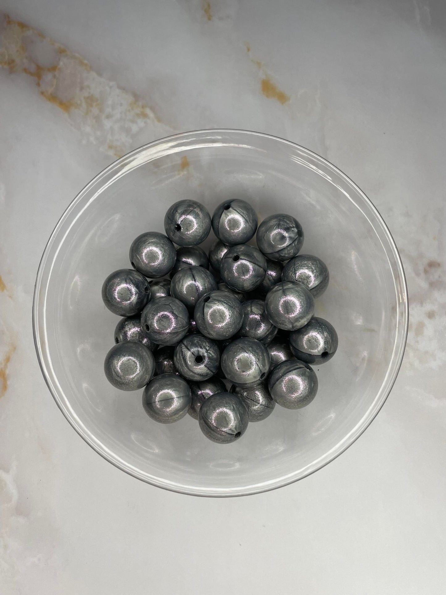 OPAL #12 SILVER MARBLE 15MM