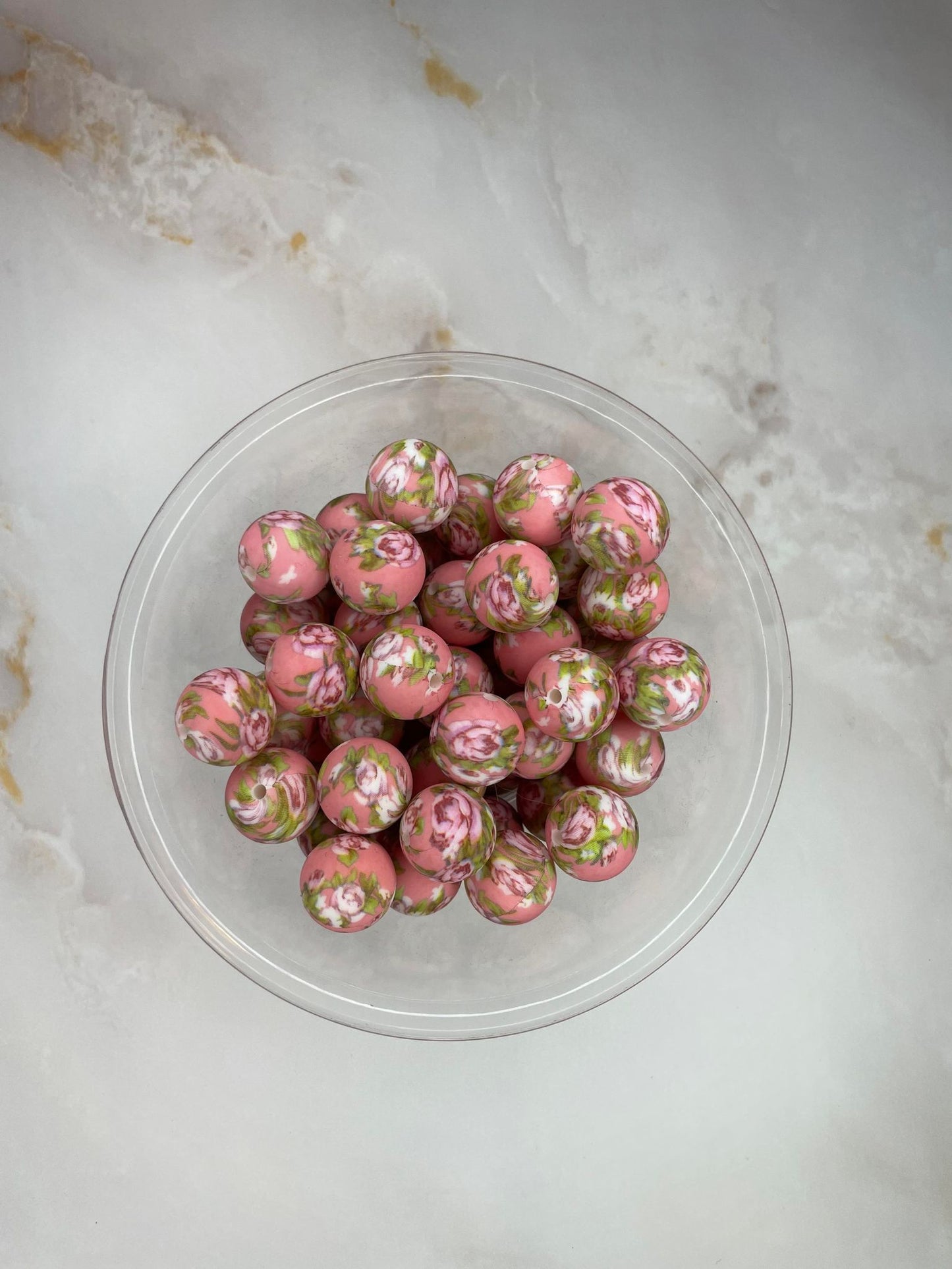 P305 VICTORIAN FLORAL PINK 15MM PRINT (1ct)