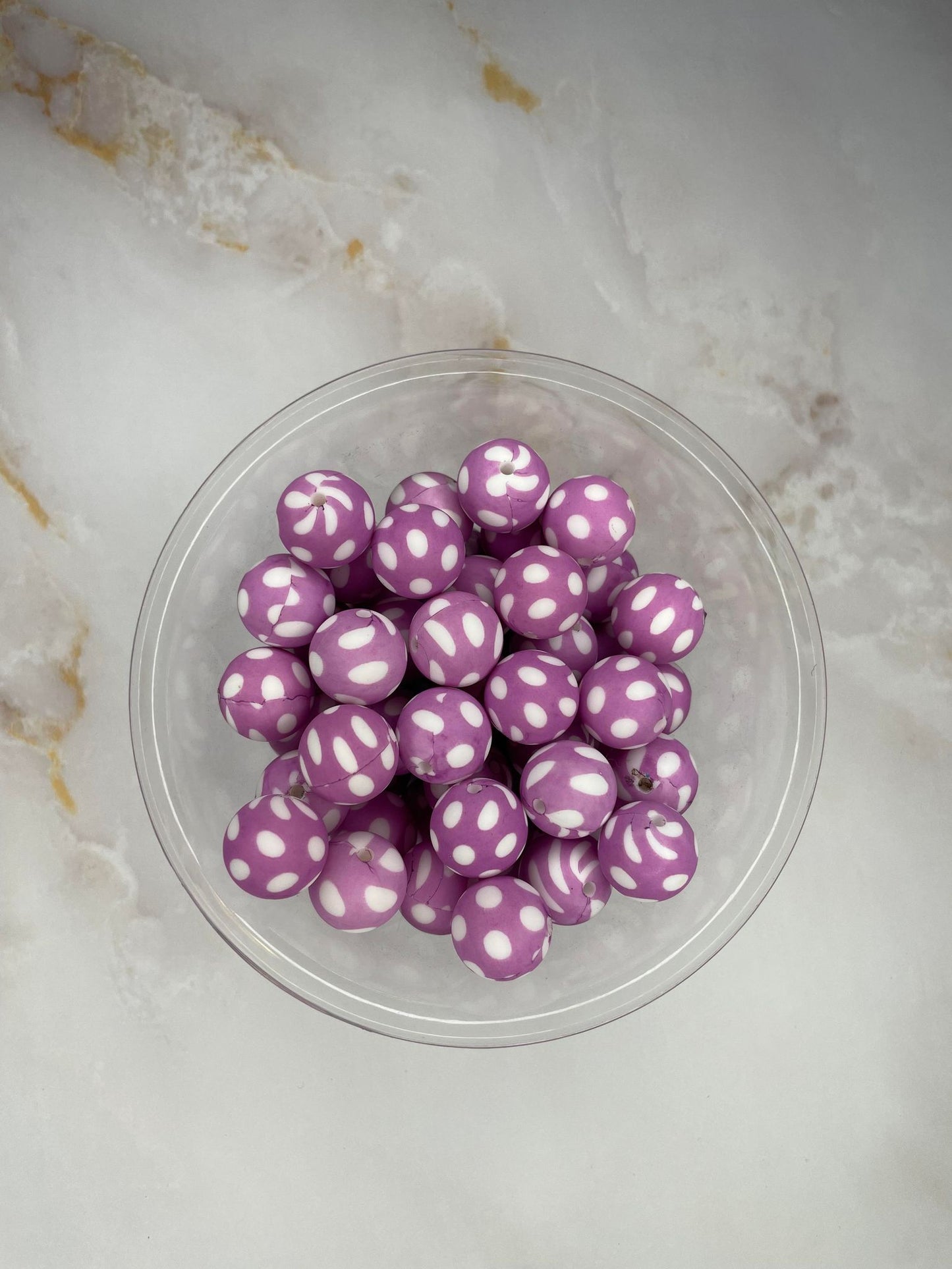 P57 POLKA DOT LAVENDER 15MM PRINT (1ct)