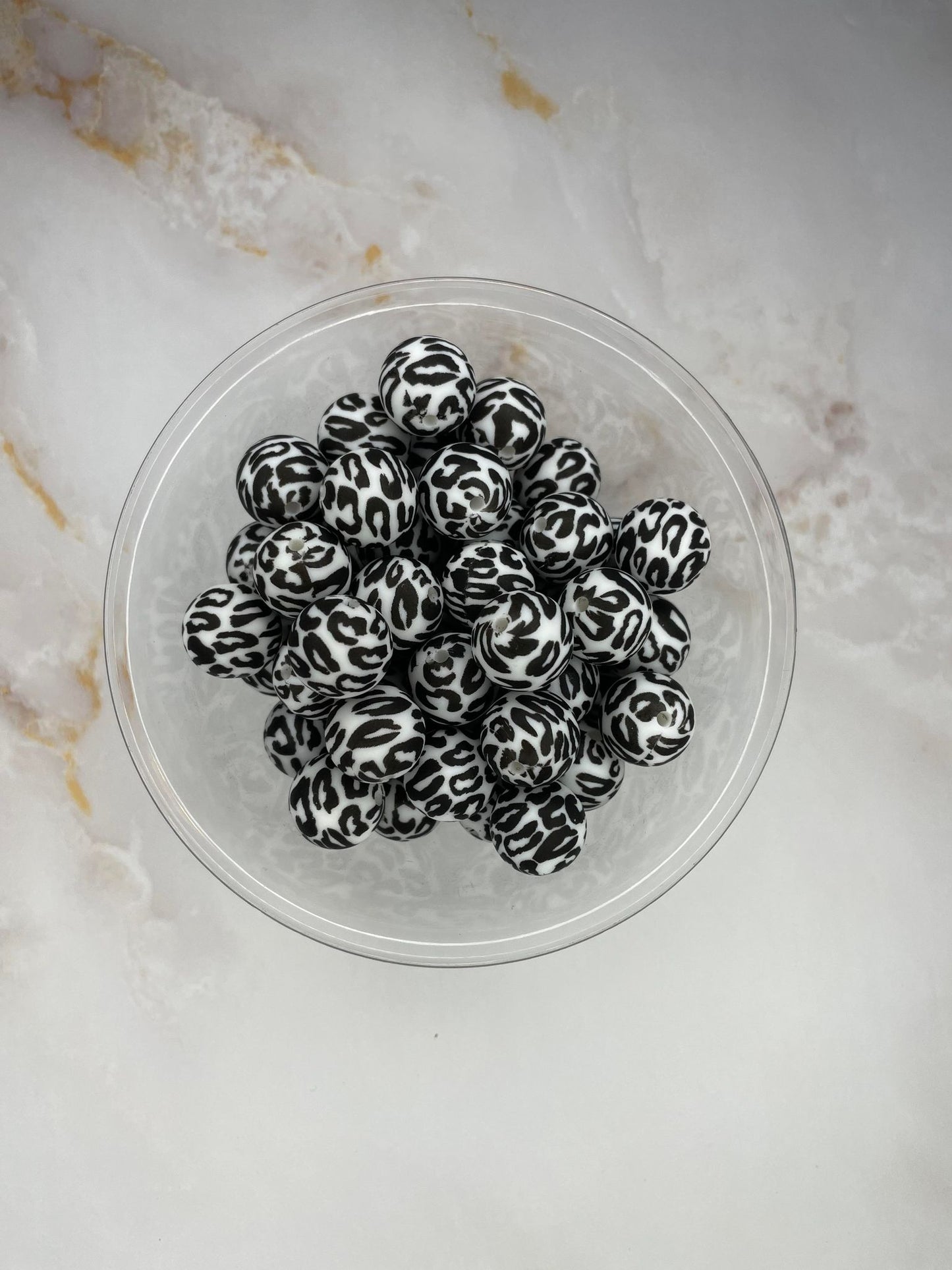 P3 BLACK/WHITE LEOPARD 15MM PRINT (1ct)