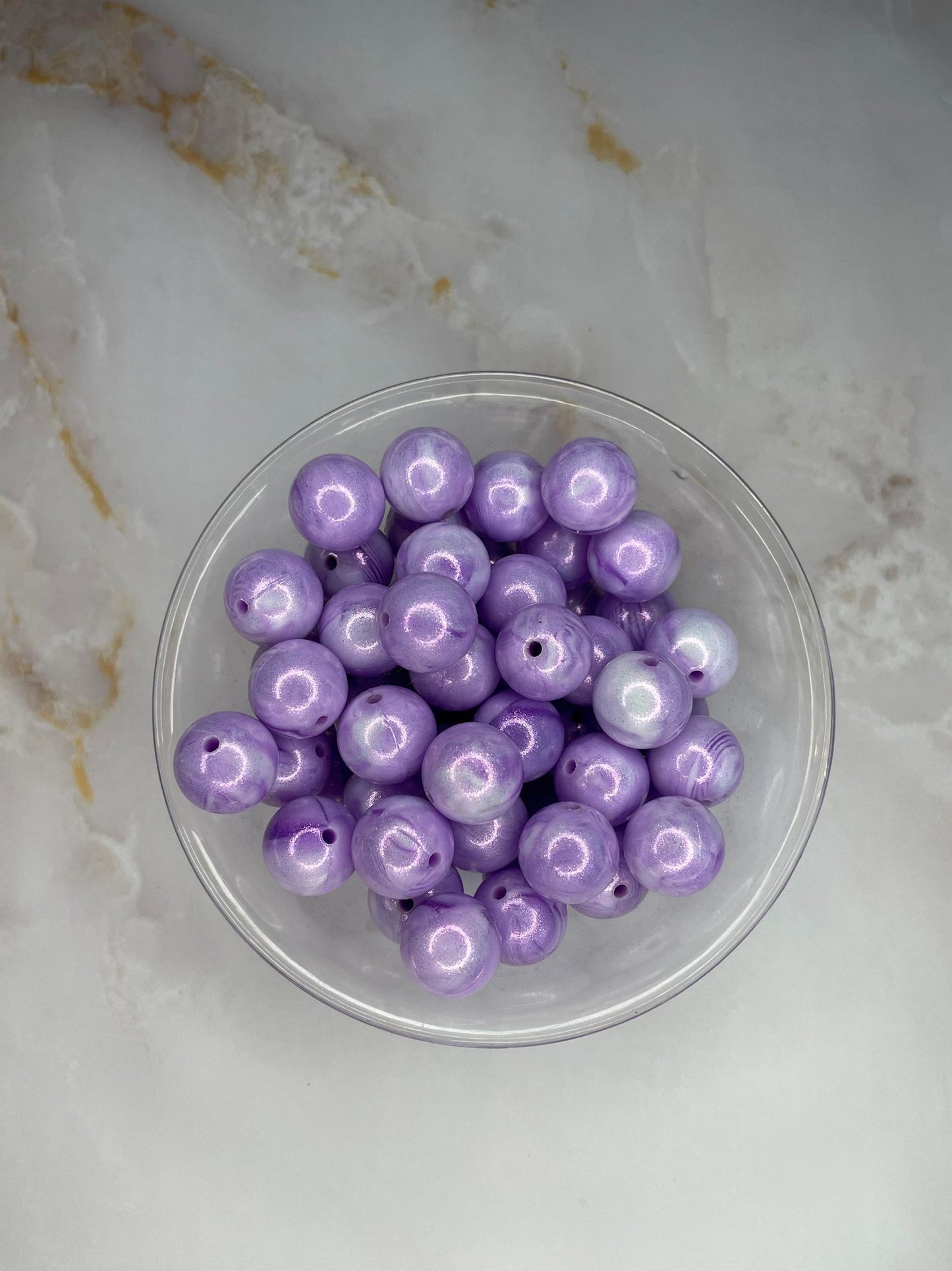 OPAL #68 PURPLE MARBLE 15MM