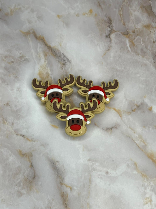 RED NOSE REINDEER SILICONE FOCAL