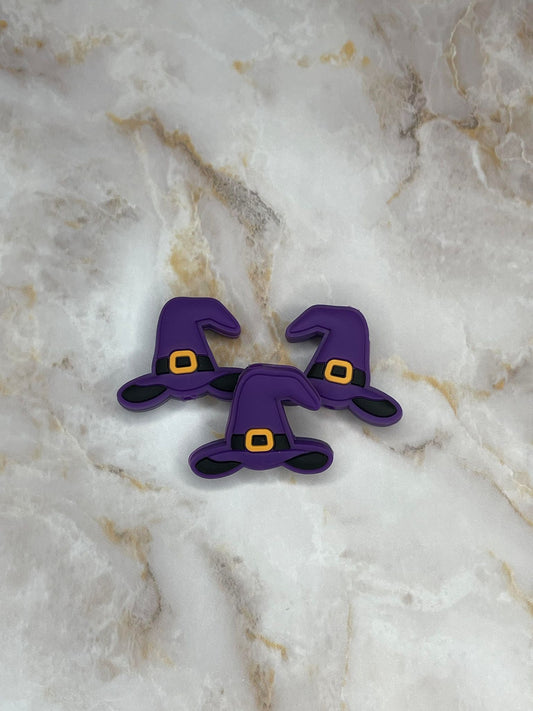 PURPLE WITCHES HAT SILICONE FOCAL