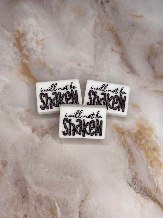 I WILL NOT BE SHAKEN SILICONE FOCAL