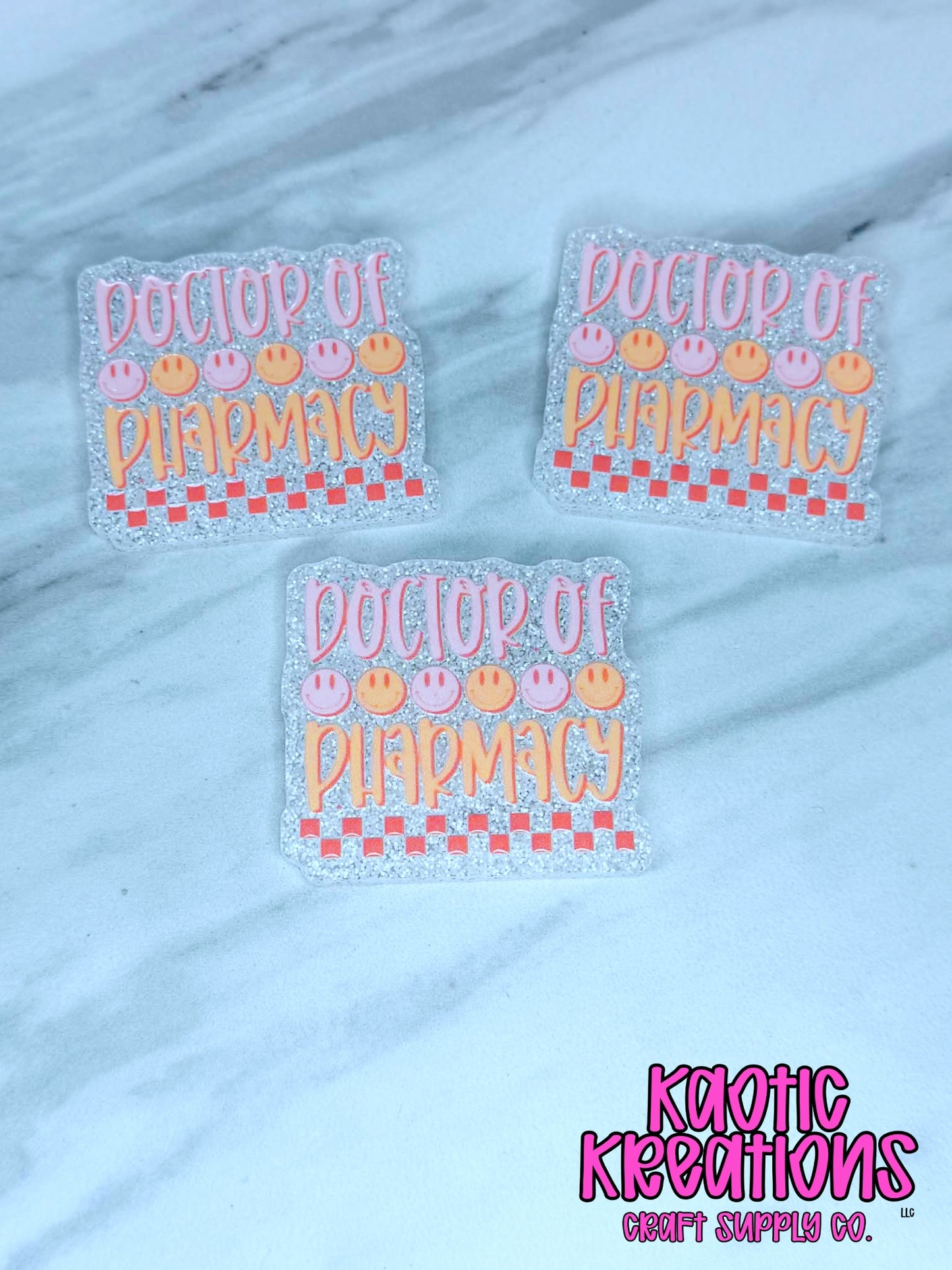 *CUSTOM* FLATBACK ACRYLIC DOCTOR OF PHARMACY F64 (1ct)