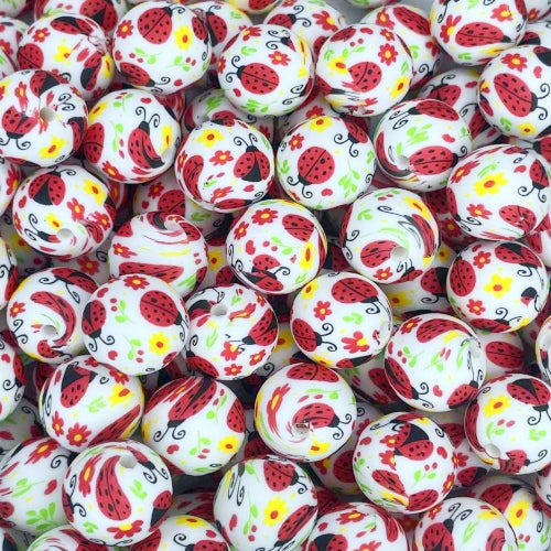 P687 LADYBUG 15MM PRINT (1ct)