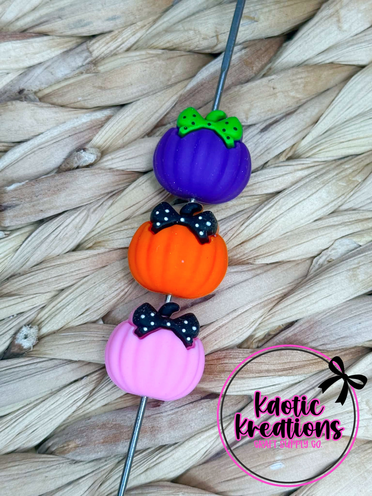 3D PUMPKIN SILICONE FOCAL (1ct)