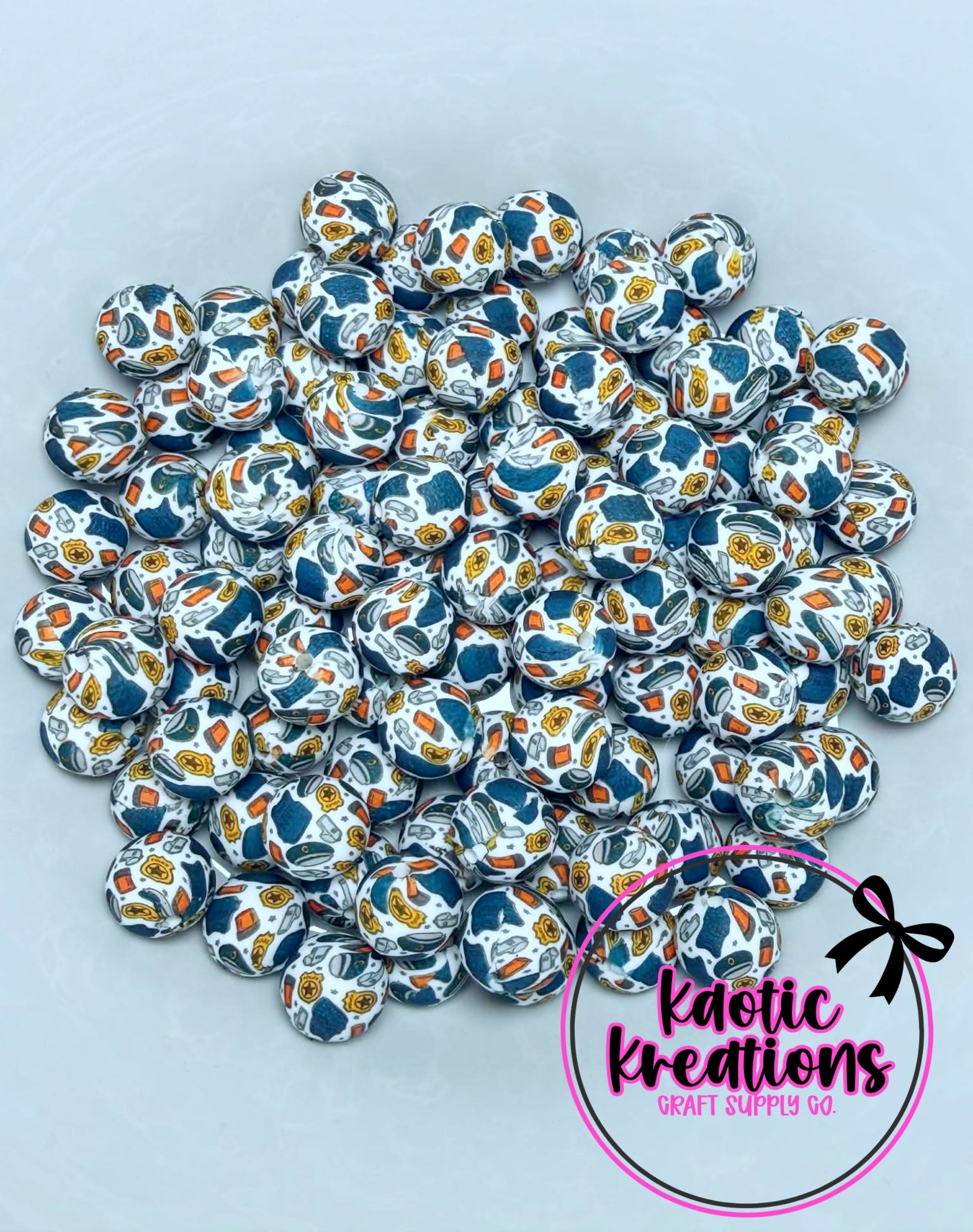 P724 POLICE 15MM PRINT (1ct)