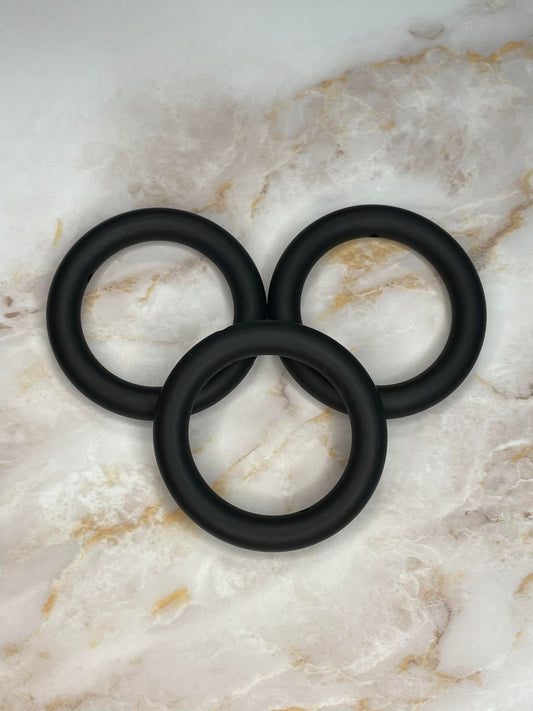 #27 BLACK 65MM SILICONE RING