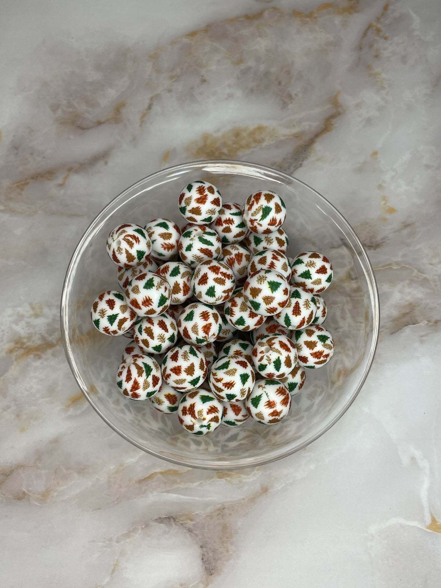 P59 CHRISTMAS TREES 15MM PRINT (1ct)