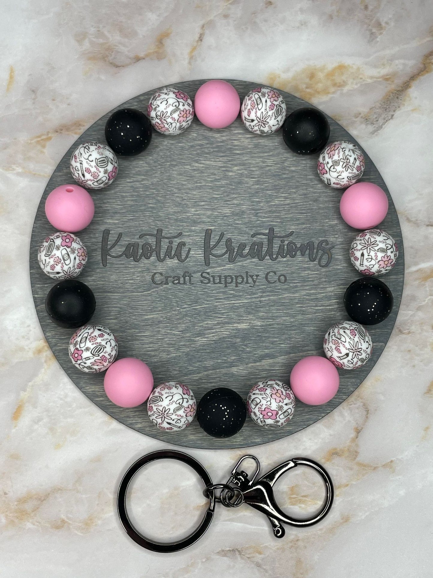 DIY BEADED WRISTLET #12