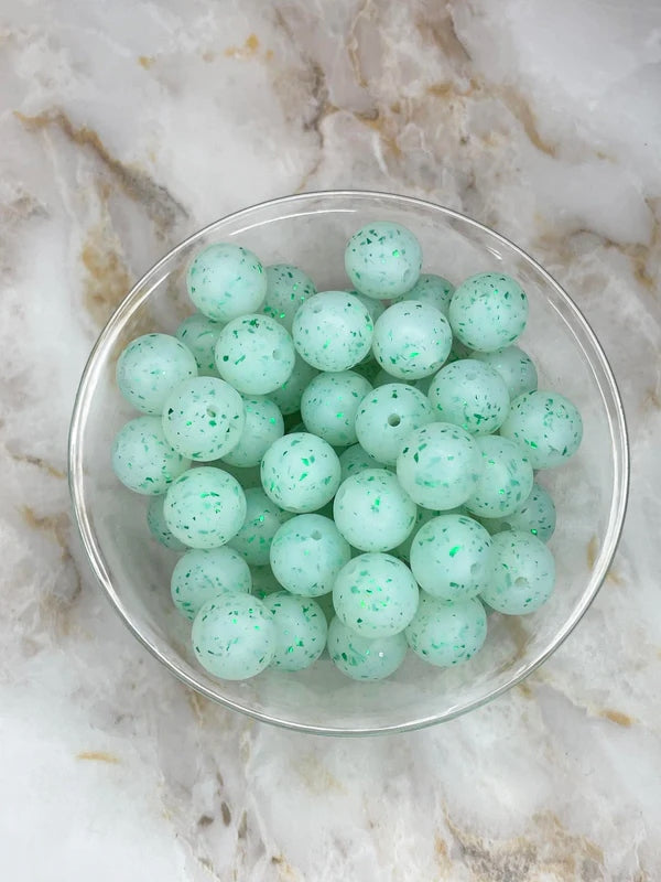C5 MINT GREEN 15MM CONFETTI GLITTER