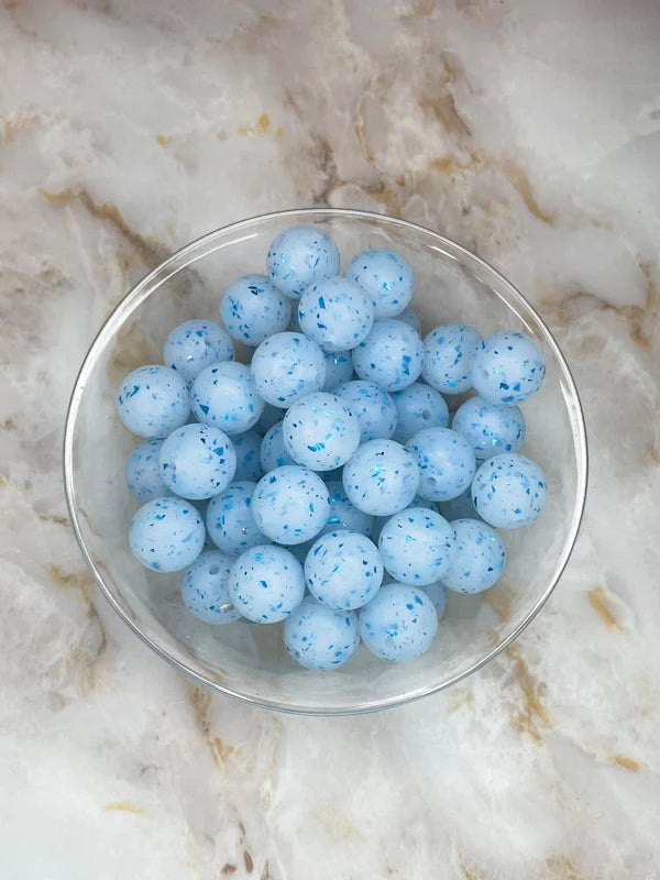 C2 BLUE 15MM CONFETTI GLITTER