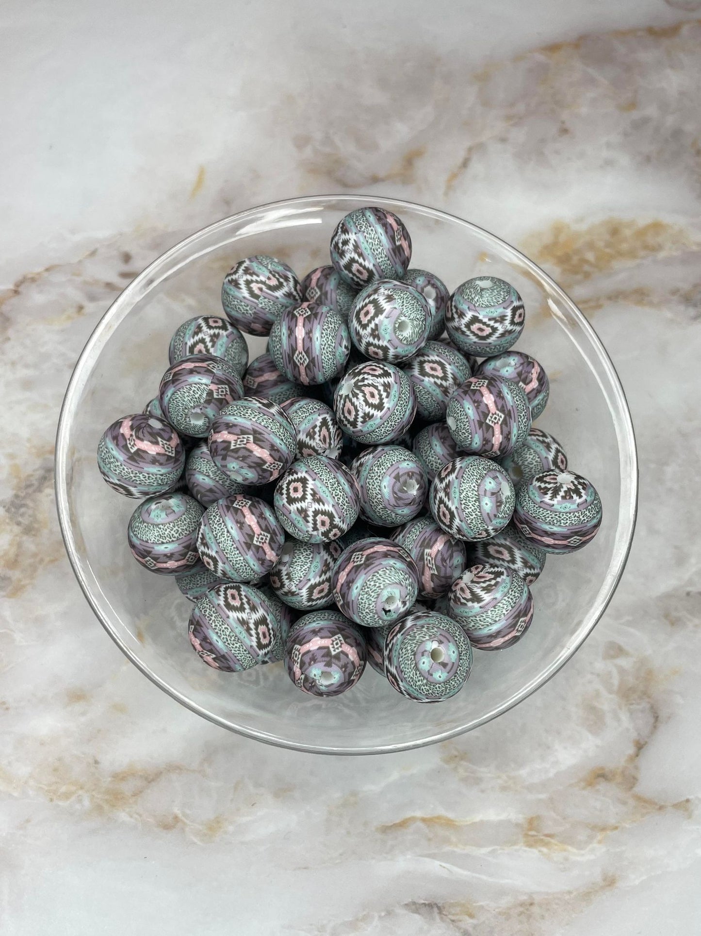 P176 PASTEL AZTEC 15MM PRINT (1ct)