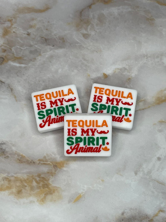 TEQUILA IS MY SPIRIT ANIMAL SILICONE FOCAL