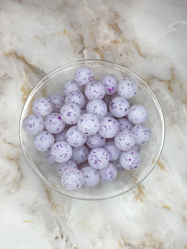 C7 PURPLE 15MM CONFETTI GLITTER