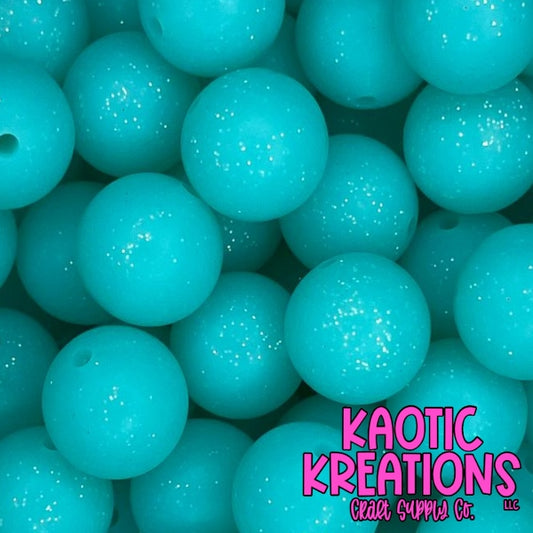 G16 DEEP TURQUOISE 15MM GLITTER