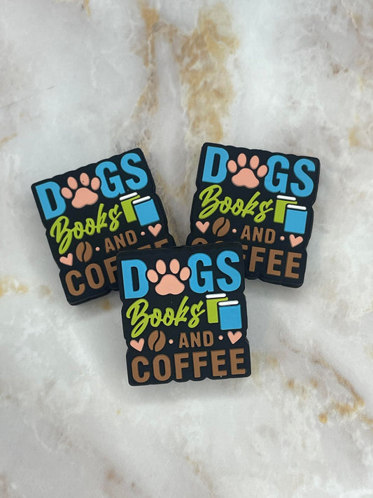 DOGS BOOK AND COFFEE SILICONE FOCAL