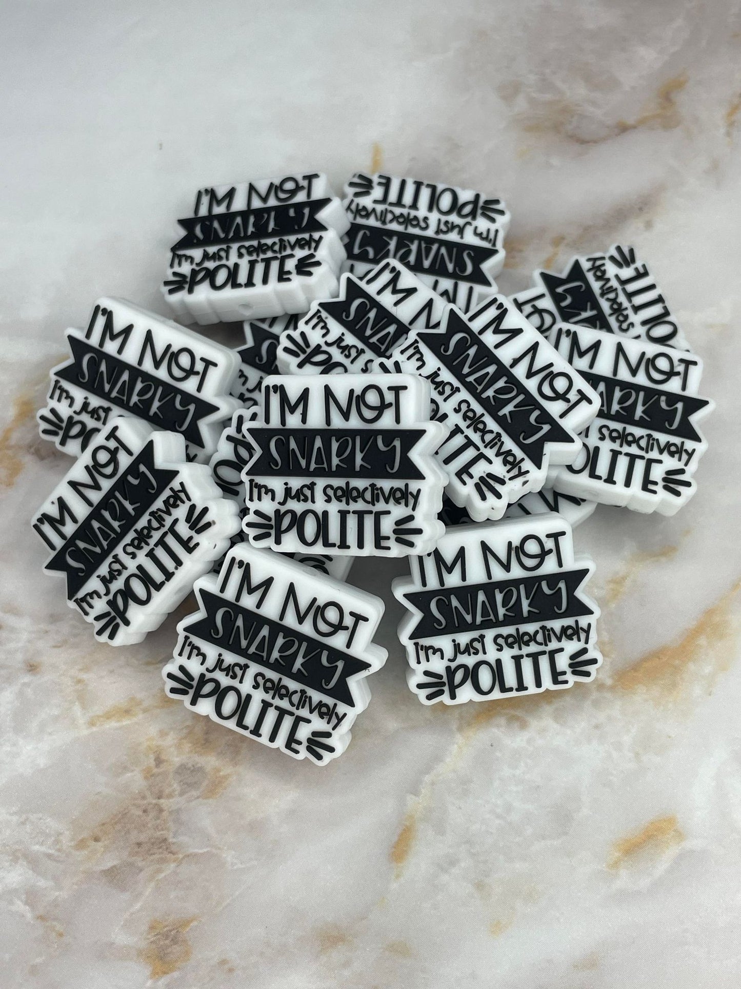 I'M NOT SNARKY SILICONE FOCAL B21 (1ct)