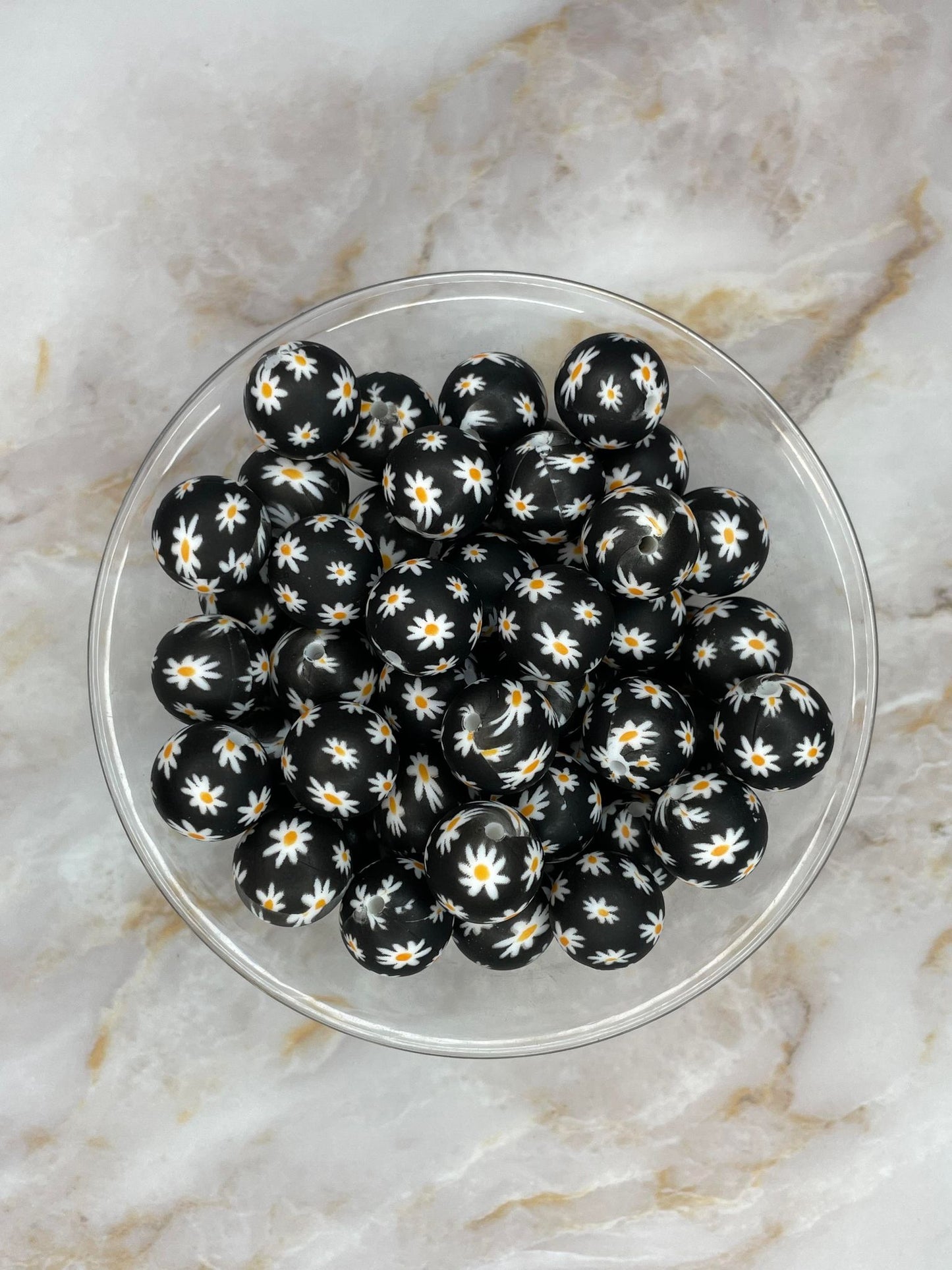 P500 LITTLE BLACK DAISY 15MM PRINT (1ct)