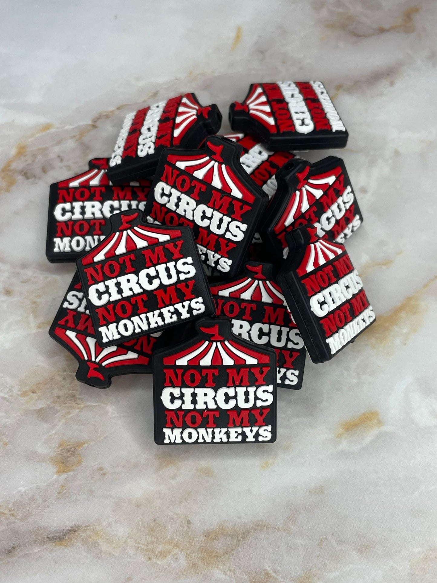 NOT MY CIRCUS NOT MY MONKEYS SILICONE FOCAL D25 (1ct)