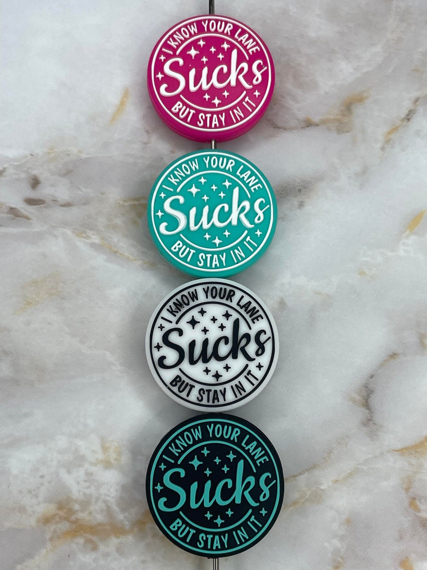 I KNOW YOUR LANE SUCKS BUT STAY IN IT SILICONE FOCAL D21 (1ct)