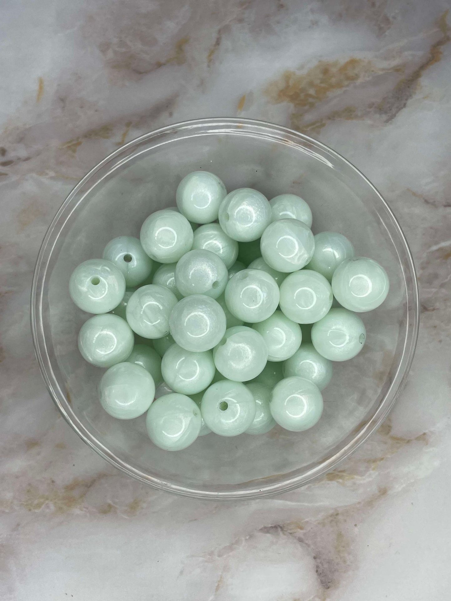 LIQUID SHINY #143 FROSTY MINT 15MM (1ct)