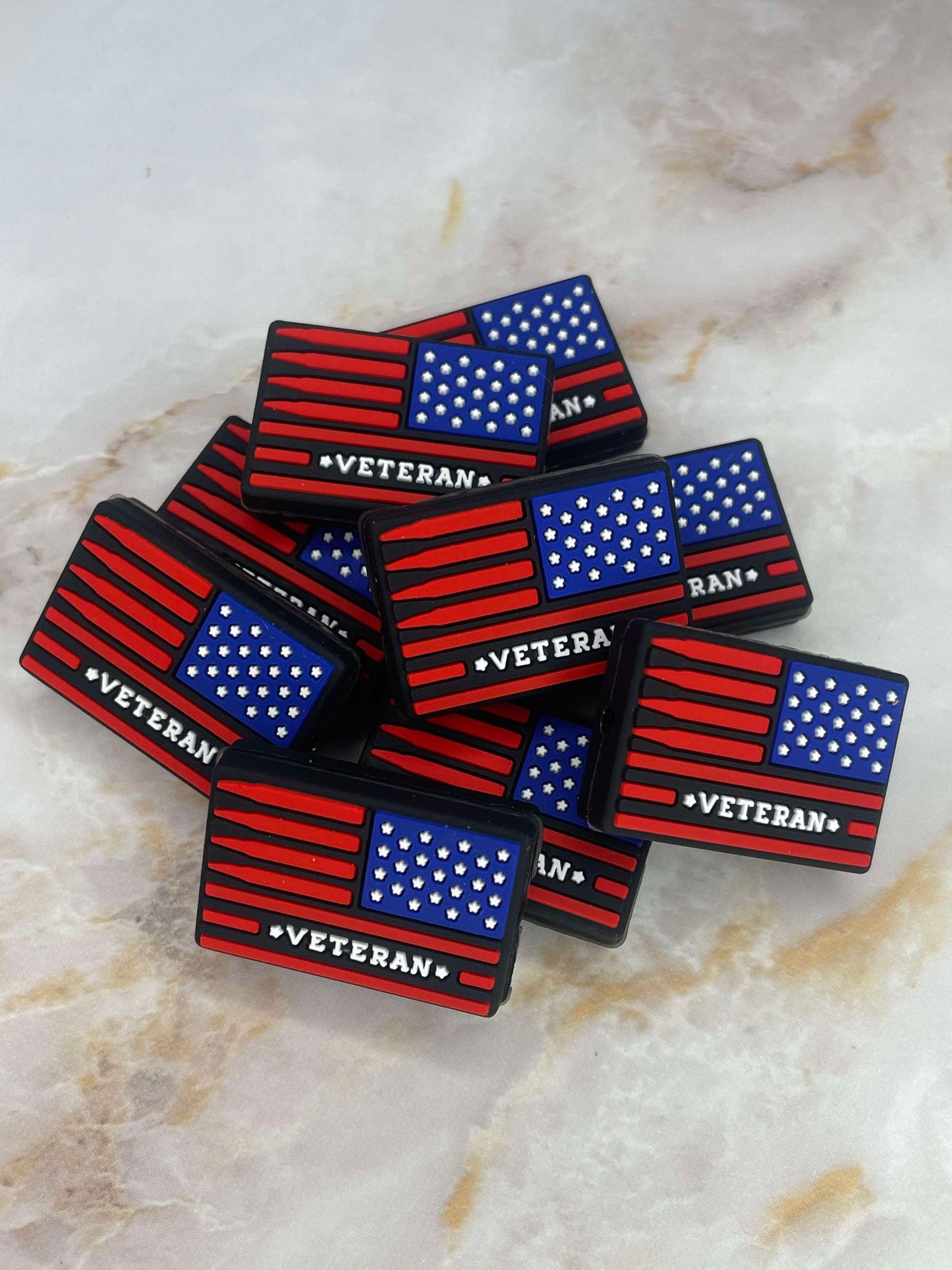 VETERAN FLAG SILICONE FOCAL D8 (1ct)