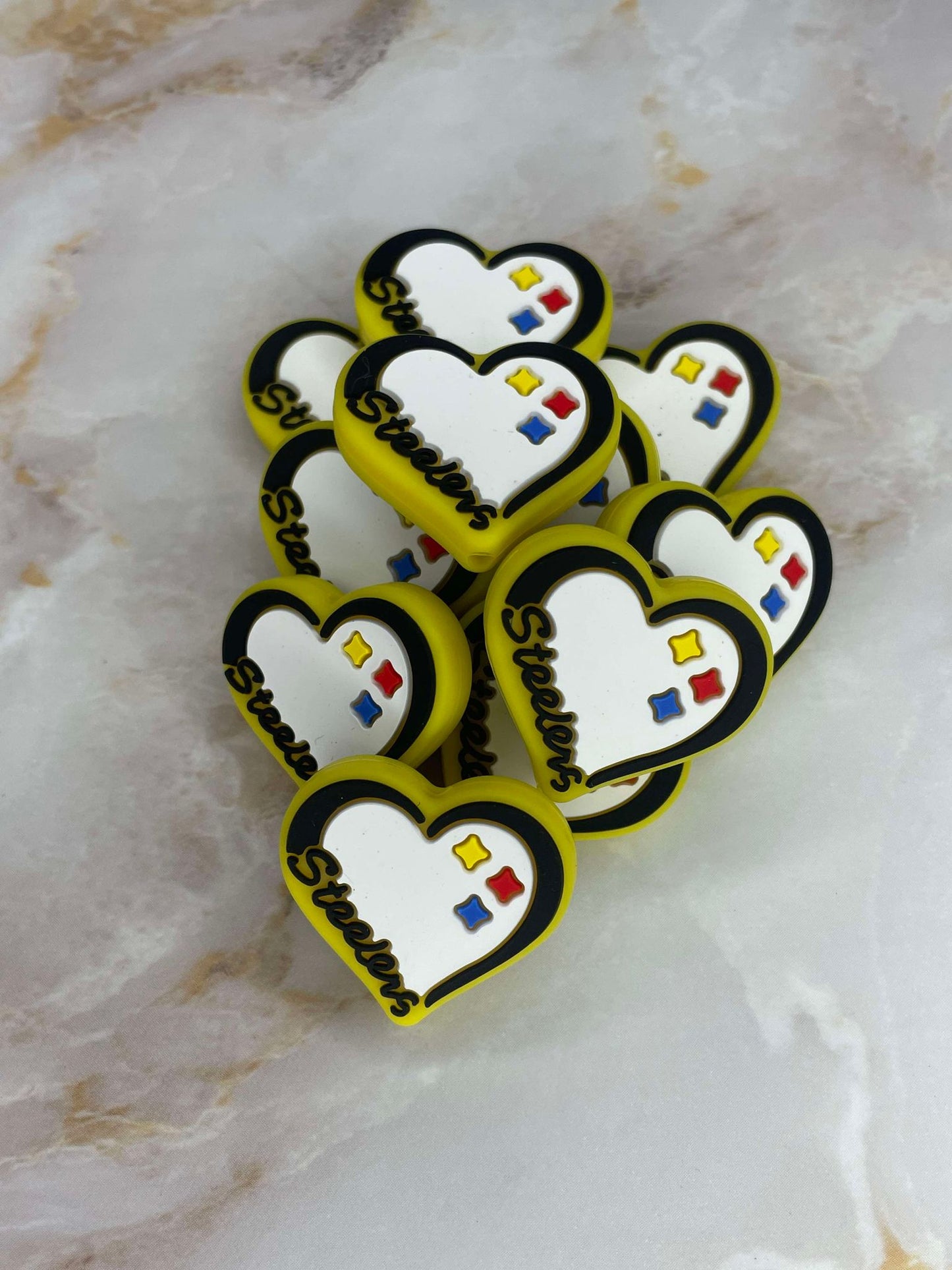STEELERS HEART SILICONE FOCAL D19 (1ct)