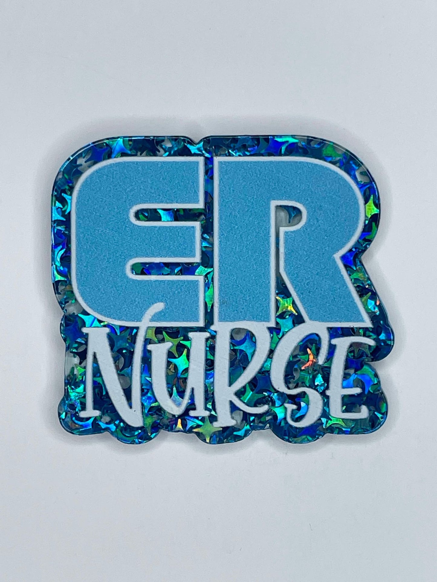 FLATBACK ACRYLIC ER NURSE BLUE F51 (1ct)
