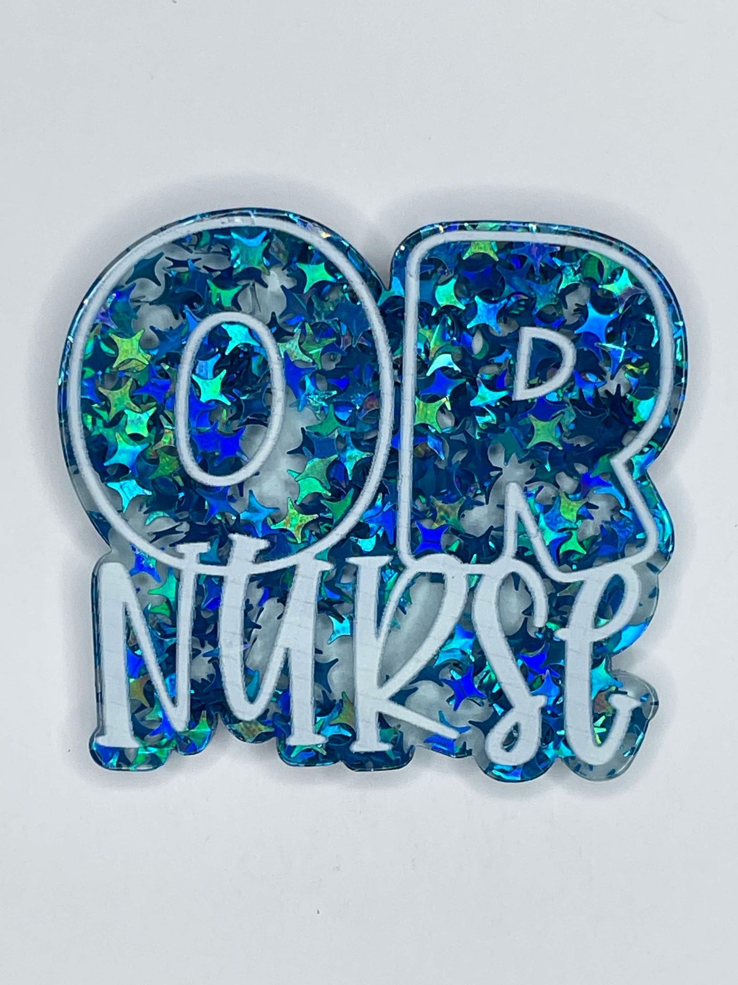 FLATBACK ACRYLIC OR NURSE BLUE F57 (1ct)