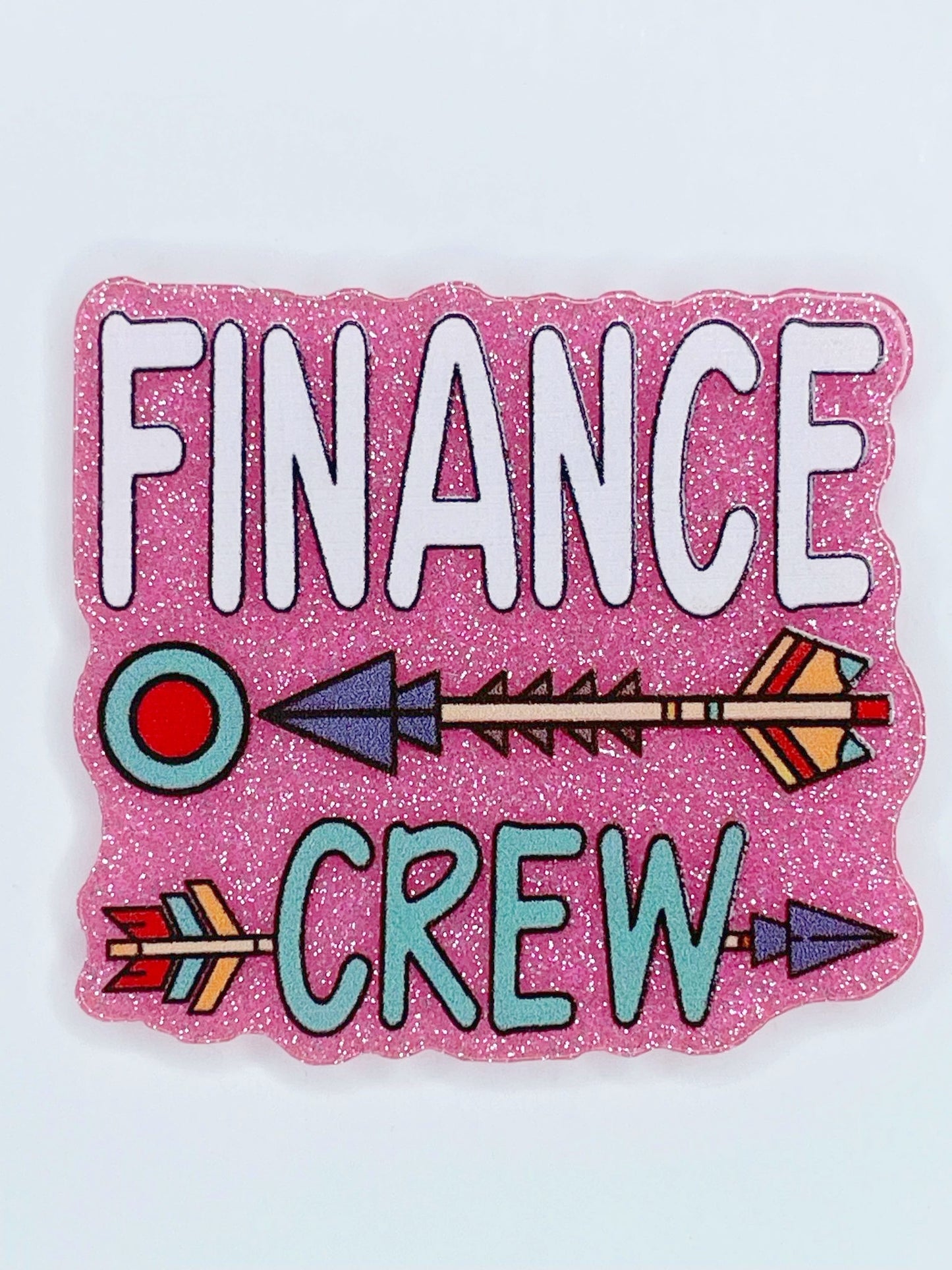 FLATBACK ACRYLIC FINANCE CREW F151 (1ct)