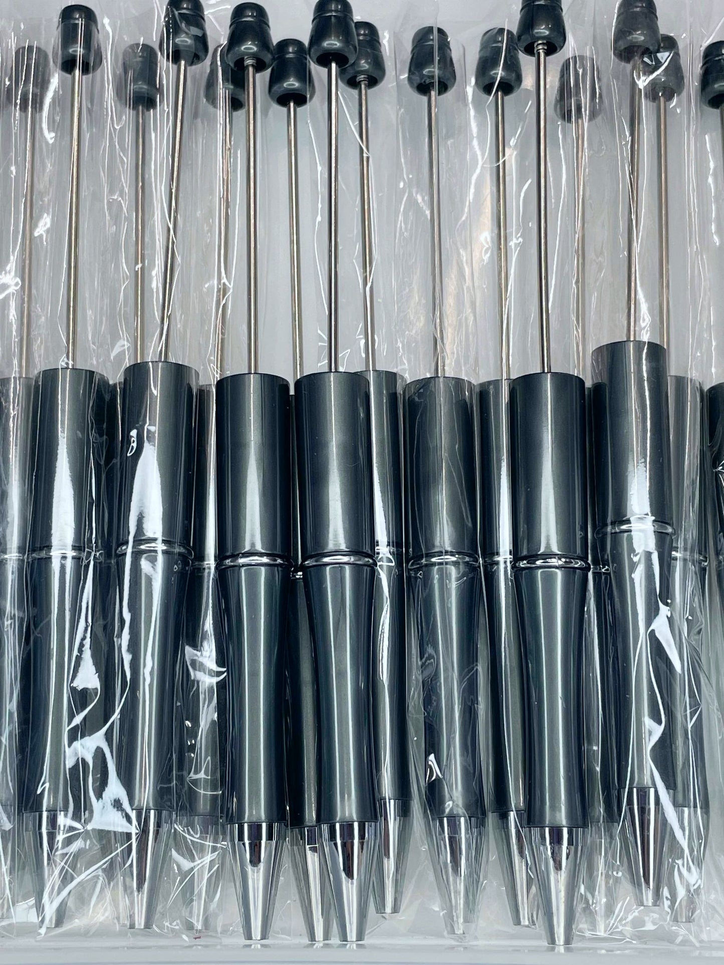 BEADABLE PLASTIC PEN PEARLESCENT DEEP CHARCOAL B15 (1ct)