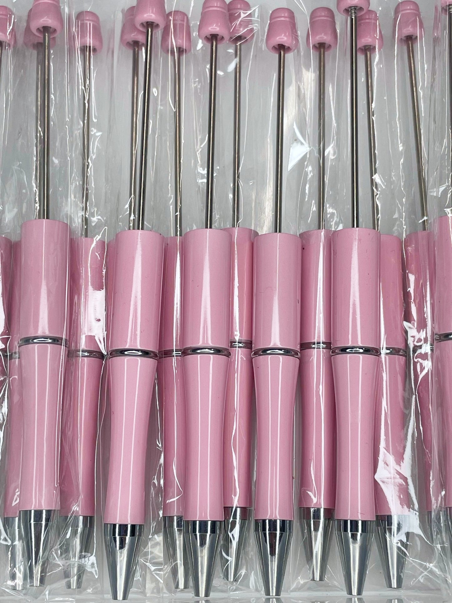 BEADABLE PLASTIC PEN SOLID FLAMINGO PINK B11 (1ct)