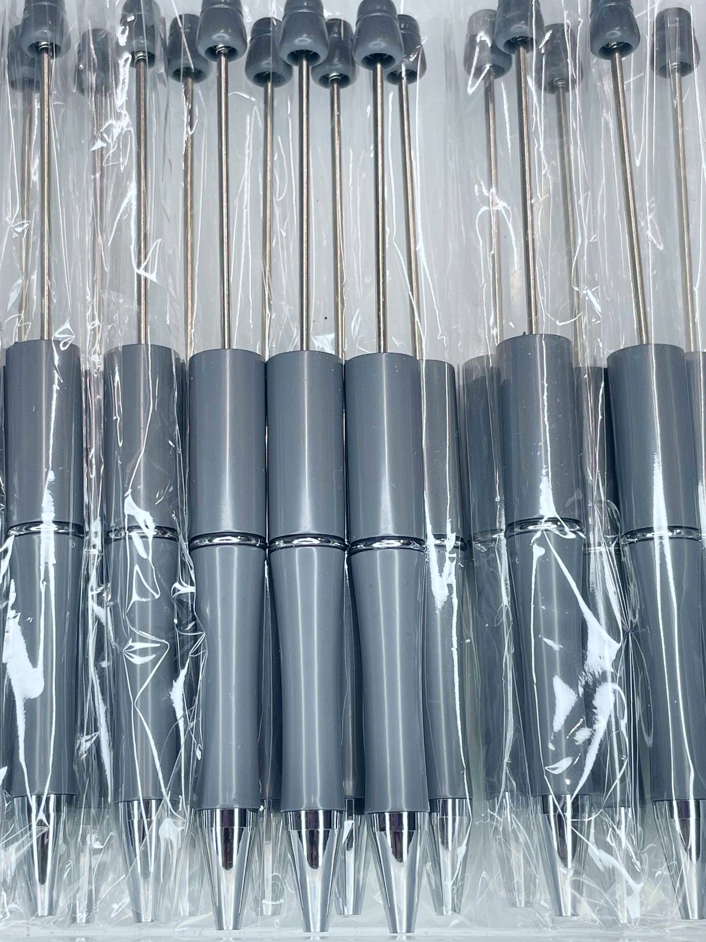 BEADABLE PLASTIC PEN SOLID CHARCOAL B21 (1ct)