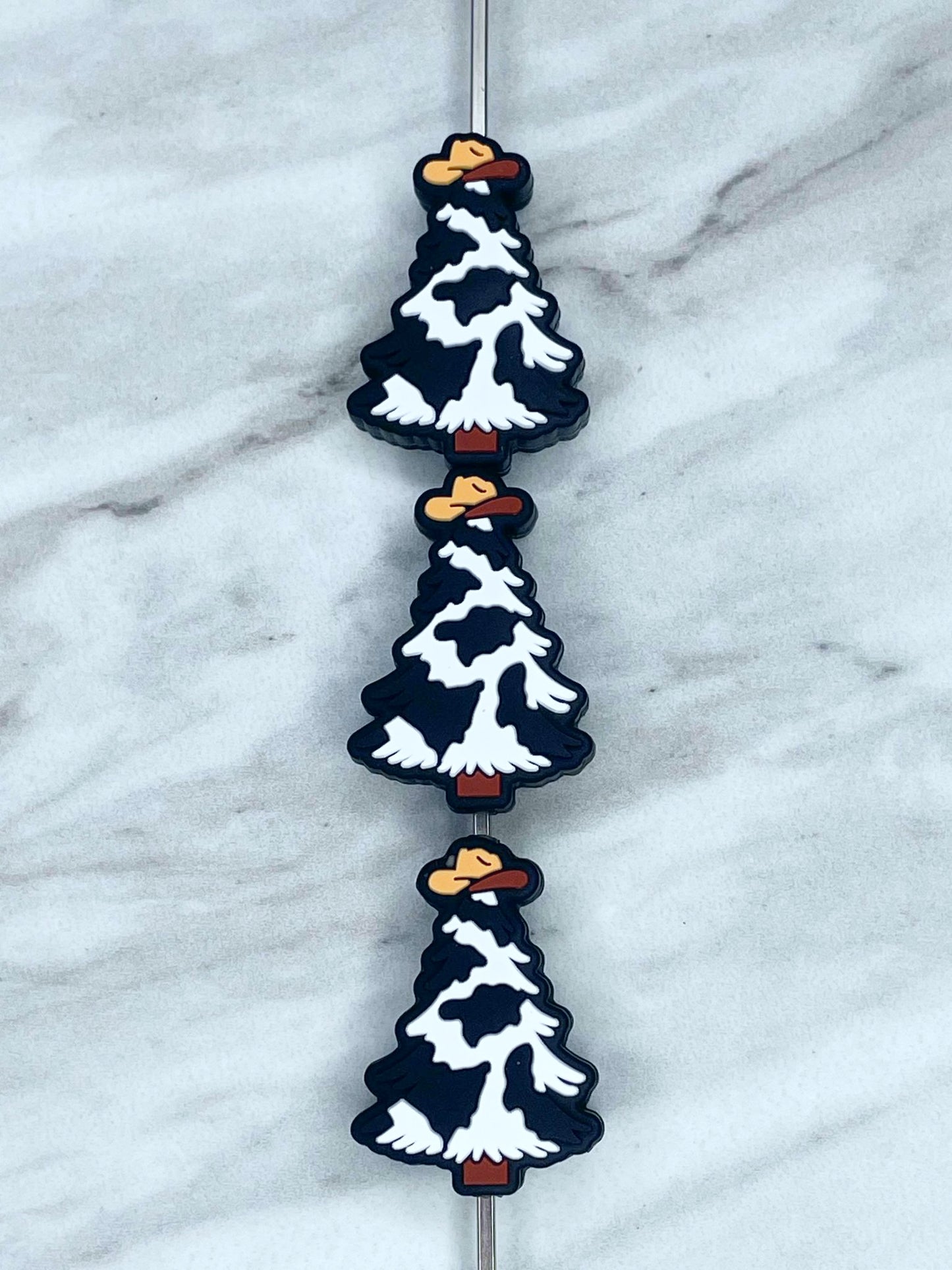 SPOTTED CHRISTMAS TREE SILICONE FOCAL D250 (1ct)