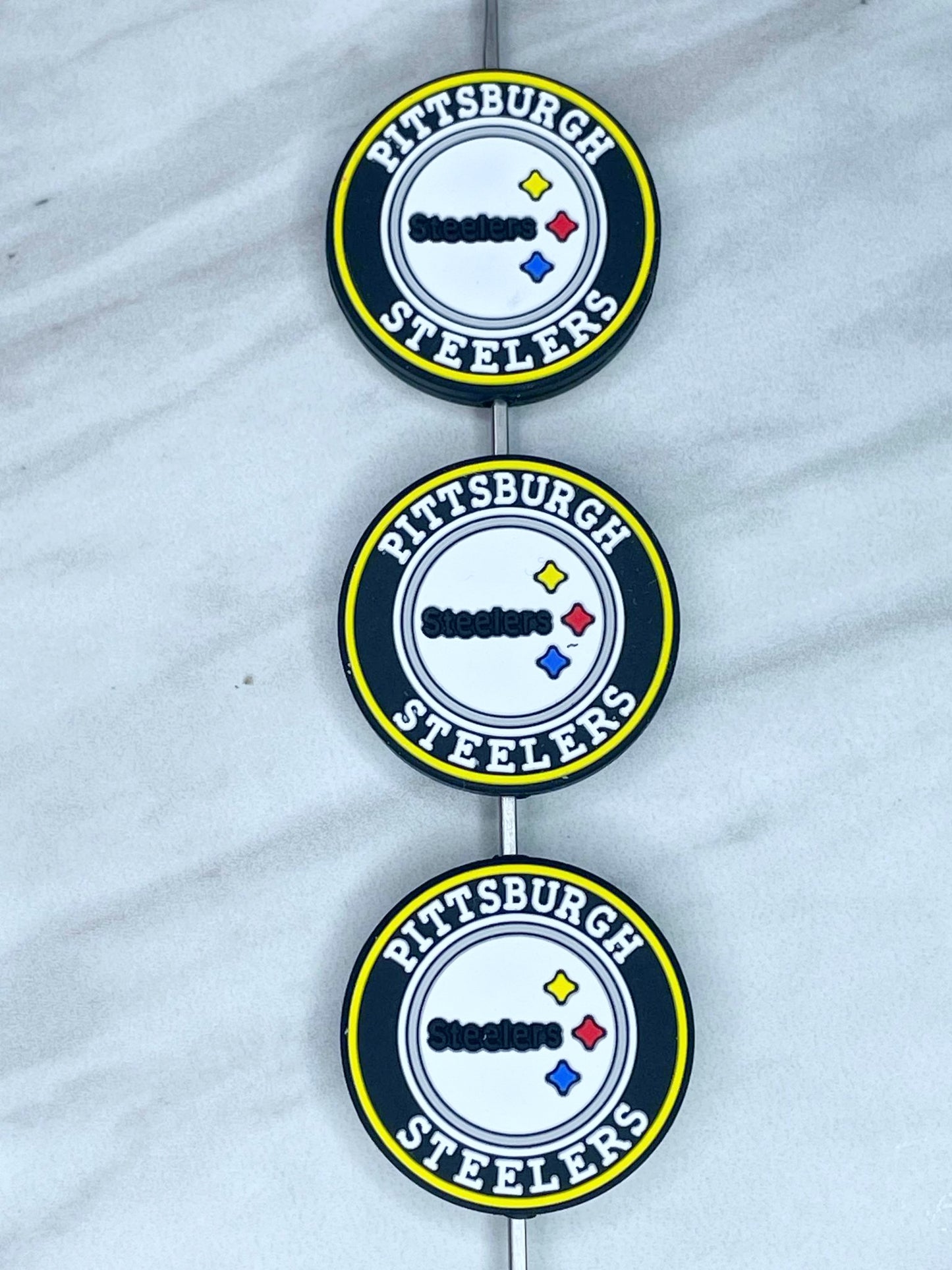 STEELERS ROUND SILICONE FOCAL D16 (1ct)