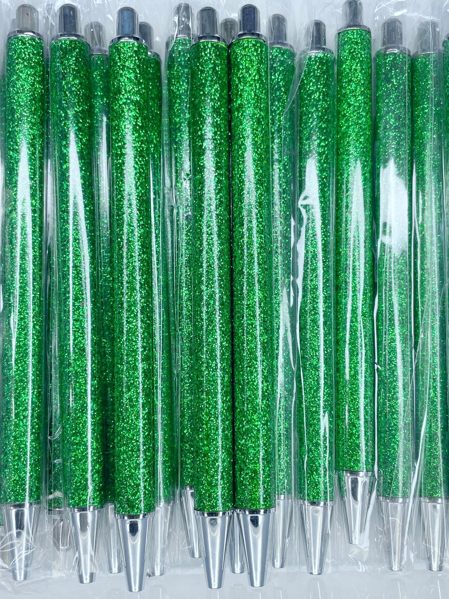 NON-BEADABLE METAL GLITTER PEN #28 CHRISTMAS TREE (1ct)