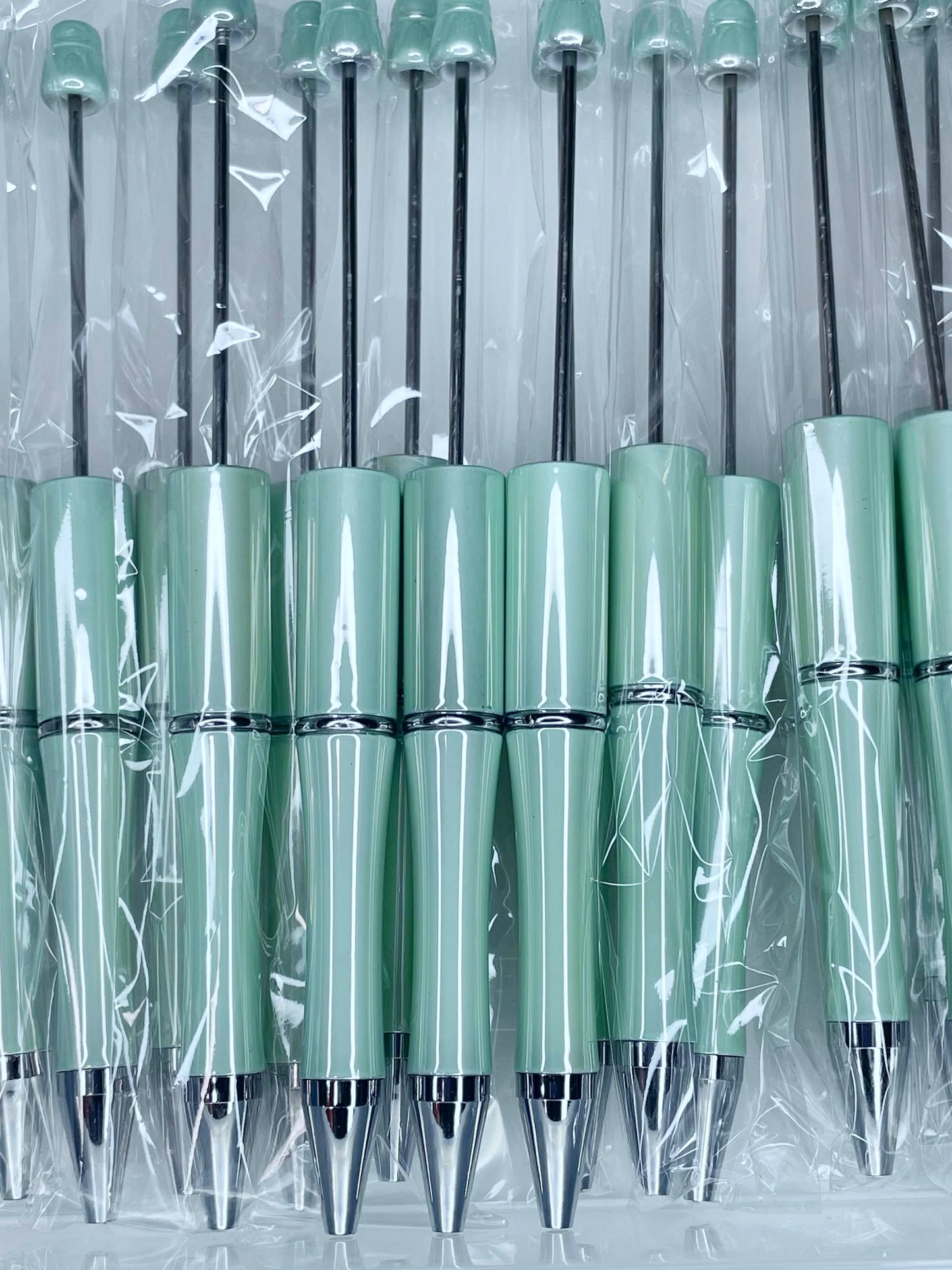 BEADABLE PLASTIC PEN CHROME LINT B41 (1ct)