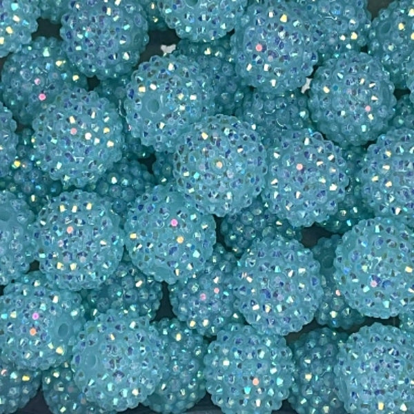 #14 20MM RHINESTONE ACRYLIC LET IT SNOW (1ct)