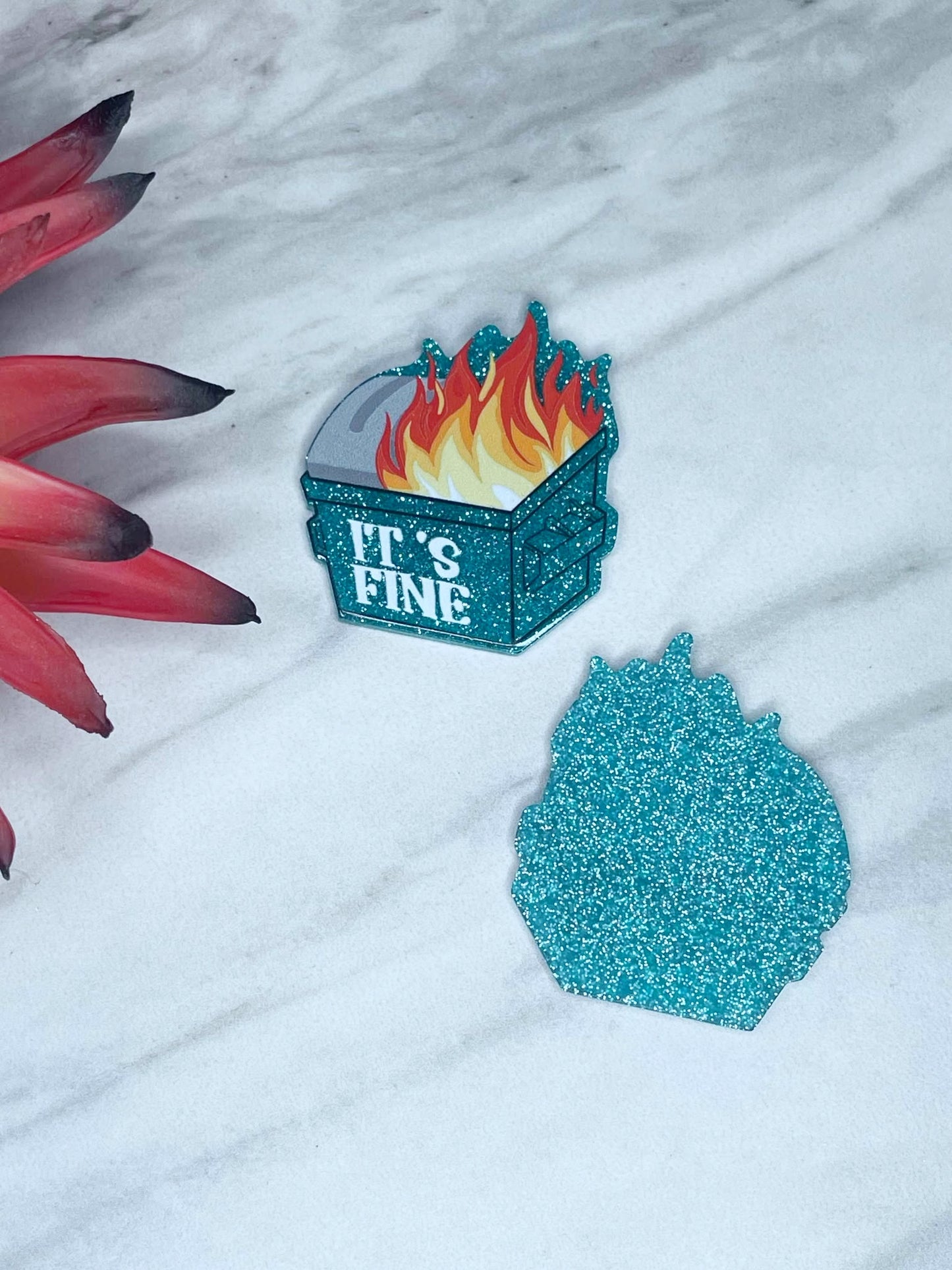 FLATBACK ACRYLIC IT'S FINE F318 (1ct)